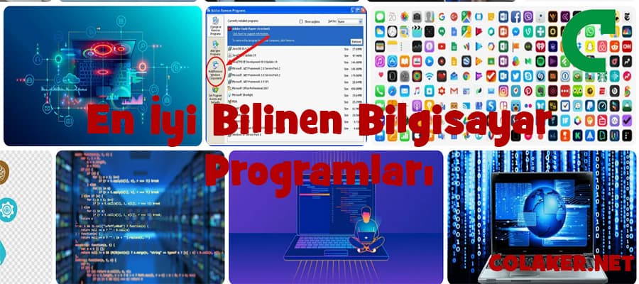 En İyi Bilinen Bilgisayar Programları