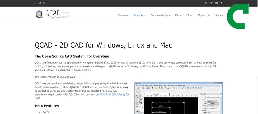 qcad cad programları