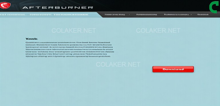 MSI Afterburner indir